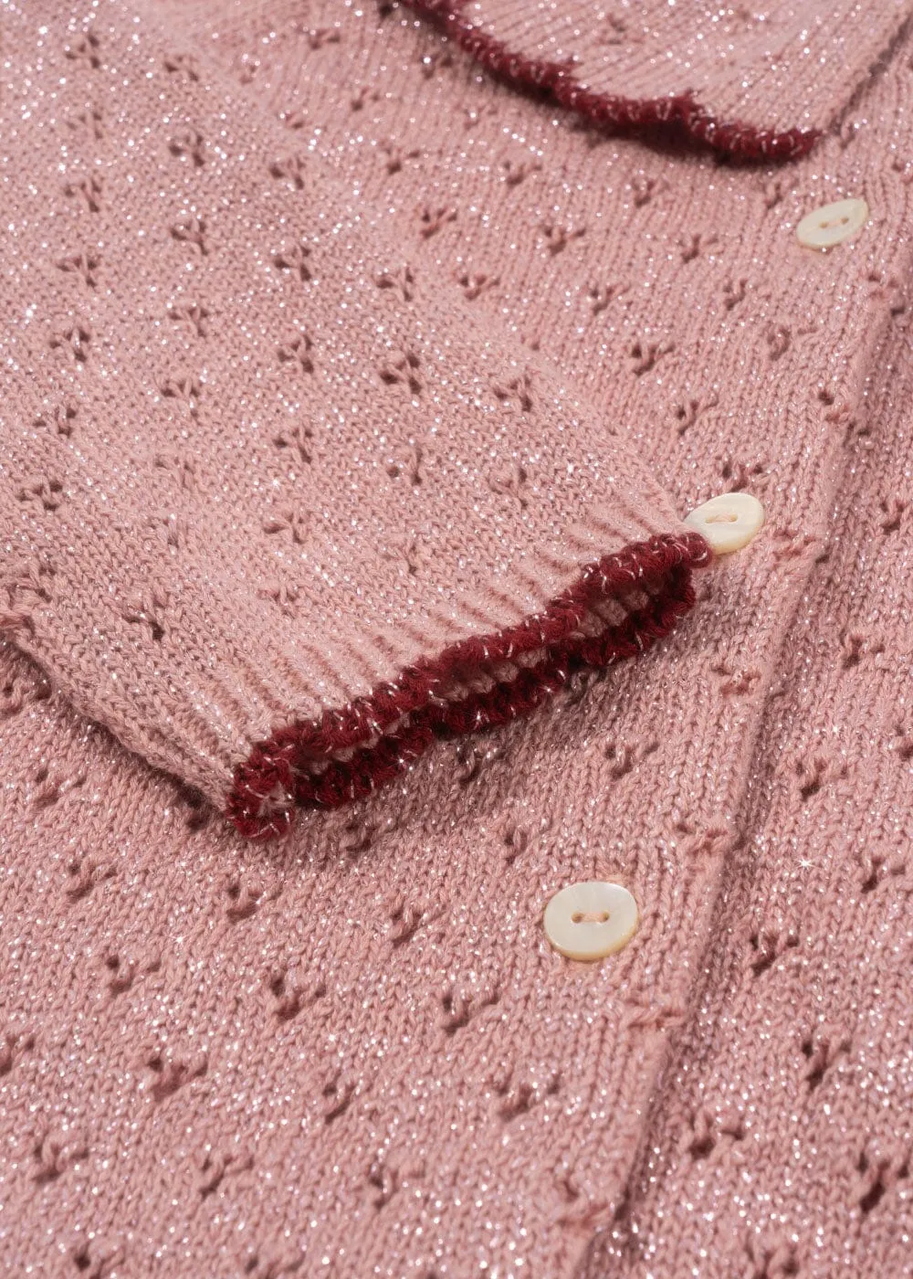 Konges Sløjd - Holiday Knit Cardigan ks101994 - Mellow Rose