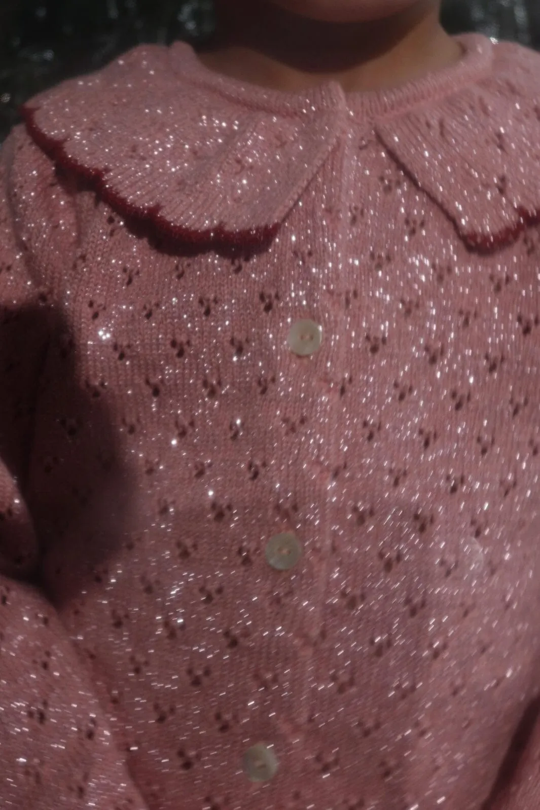 Konges Sløjd - Holiday Knit Cardigan ks101994 - Mellow Rose
