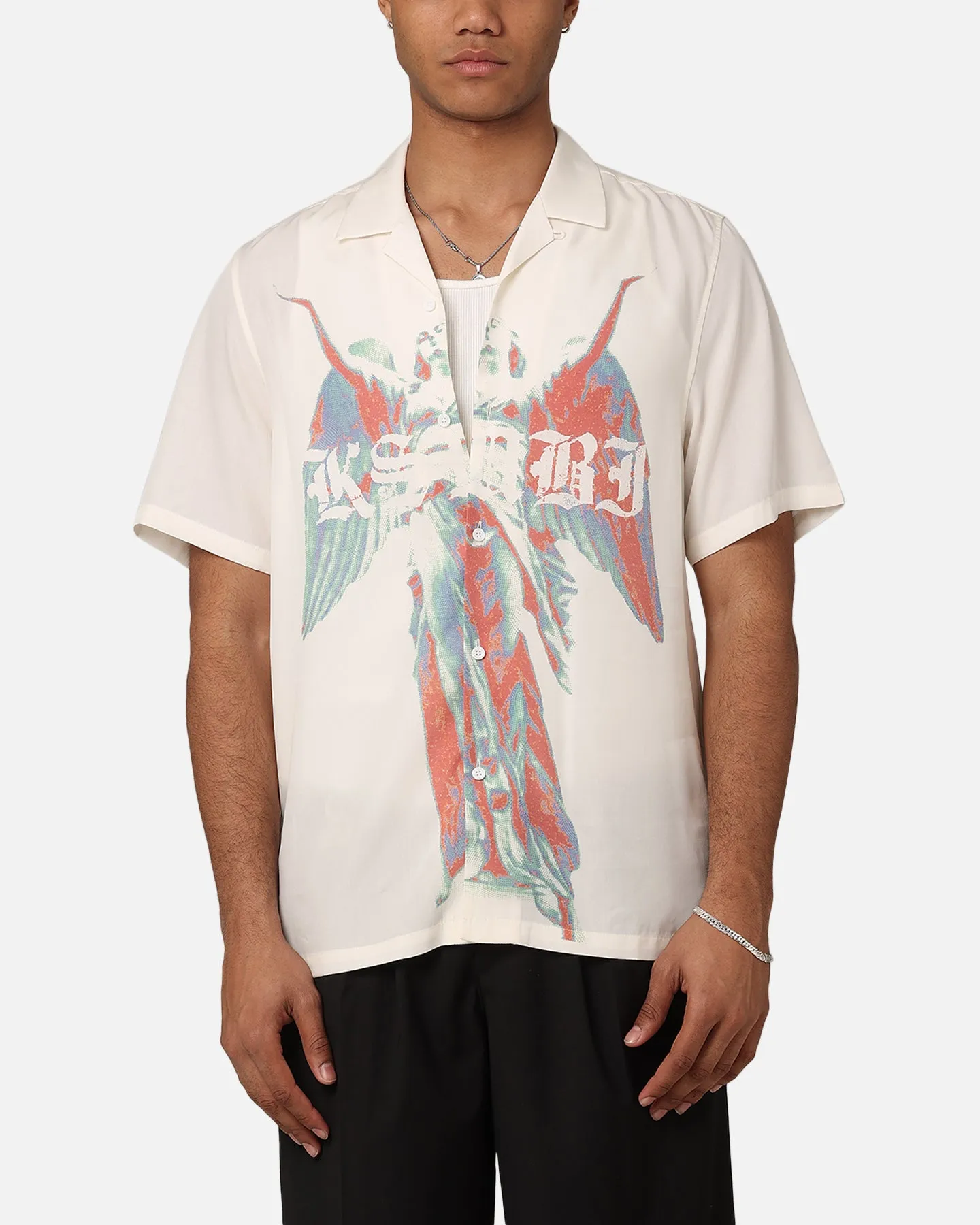 Ksubi Angelik Resort Button Up Shirt White