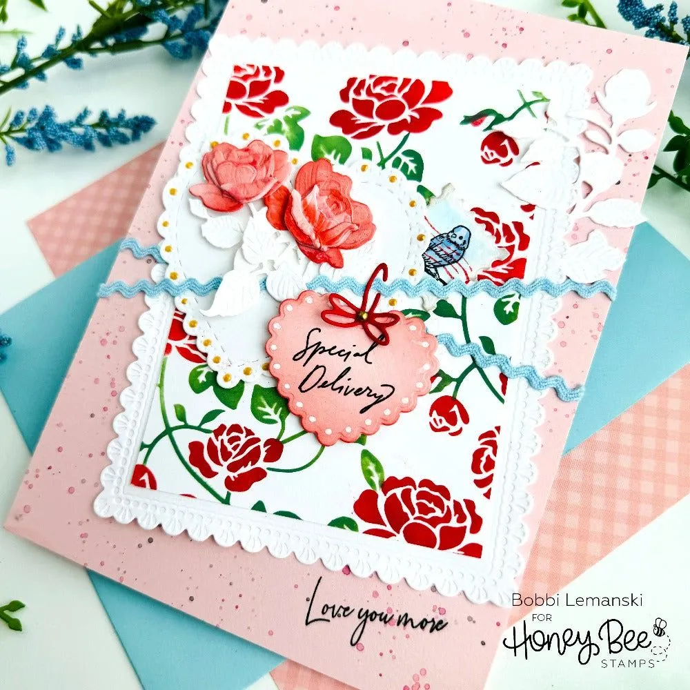 Lace Heart Layering Frames - Honey Cuts