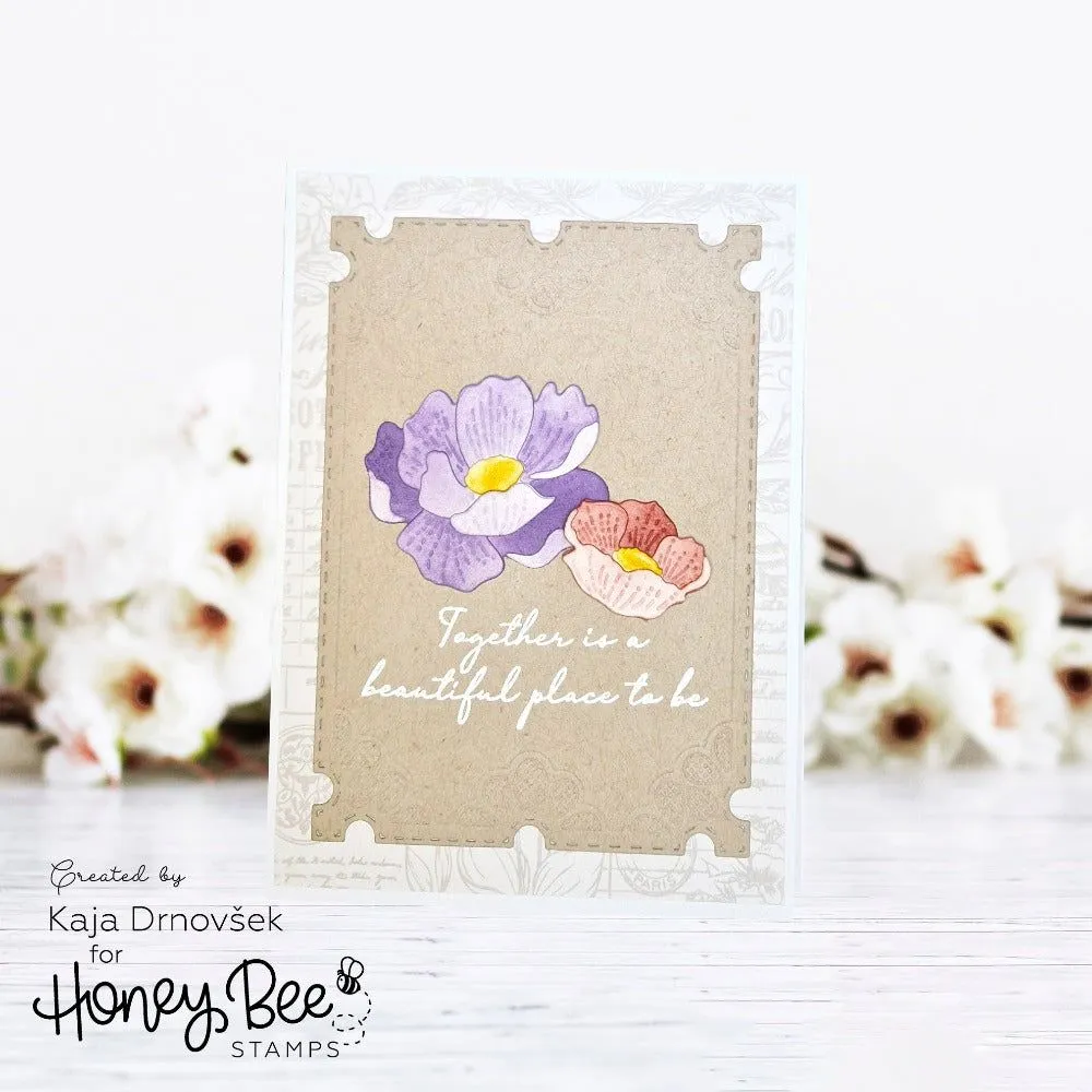 Lace Heart Layering Frames - Honey Cuts