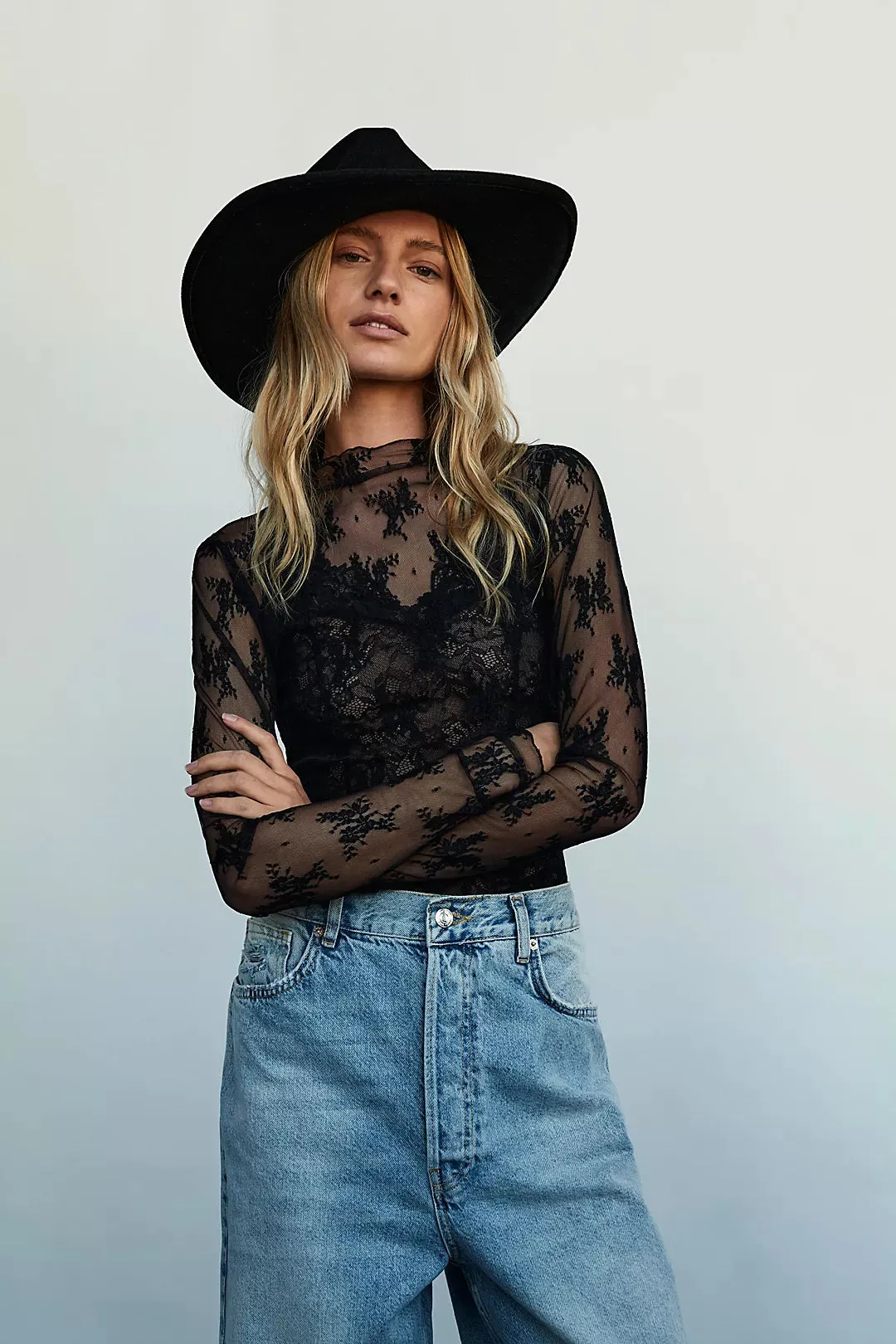 Lady Lux Layering Top - Black (RESTOCKED)