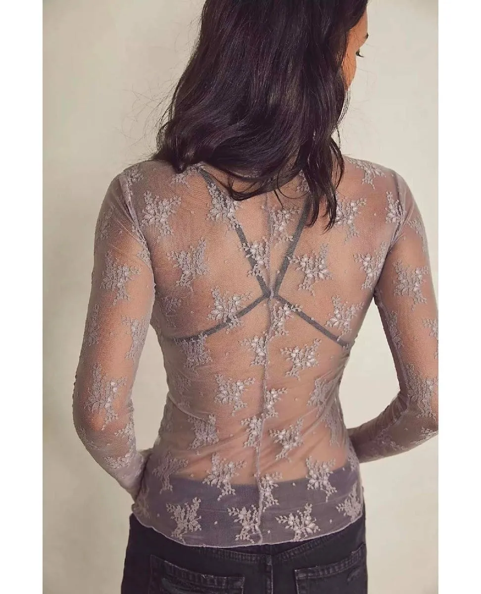 Lady Lux Layering Top Sugar Maple