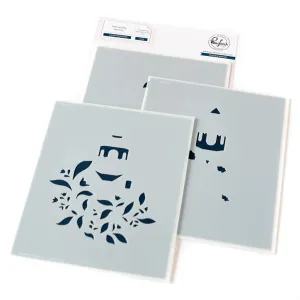 Lantern Botanicals stencil