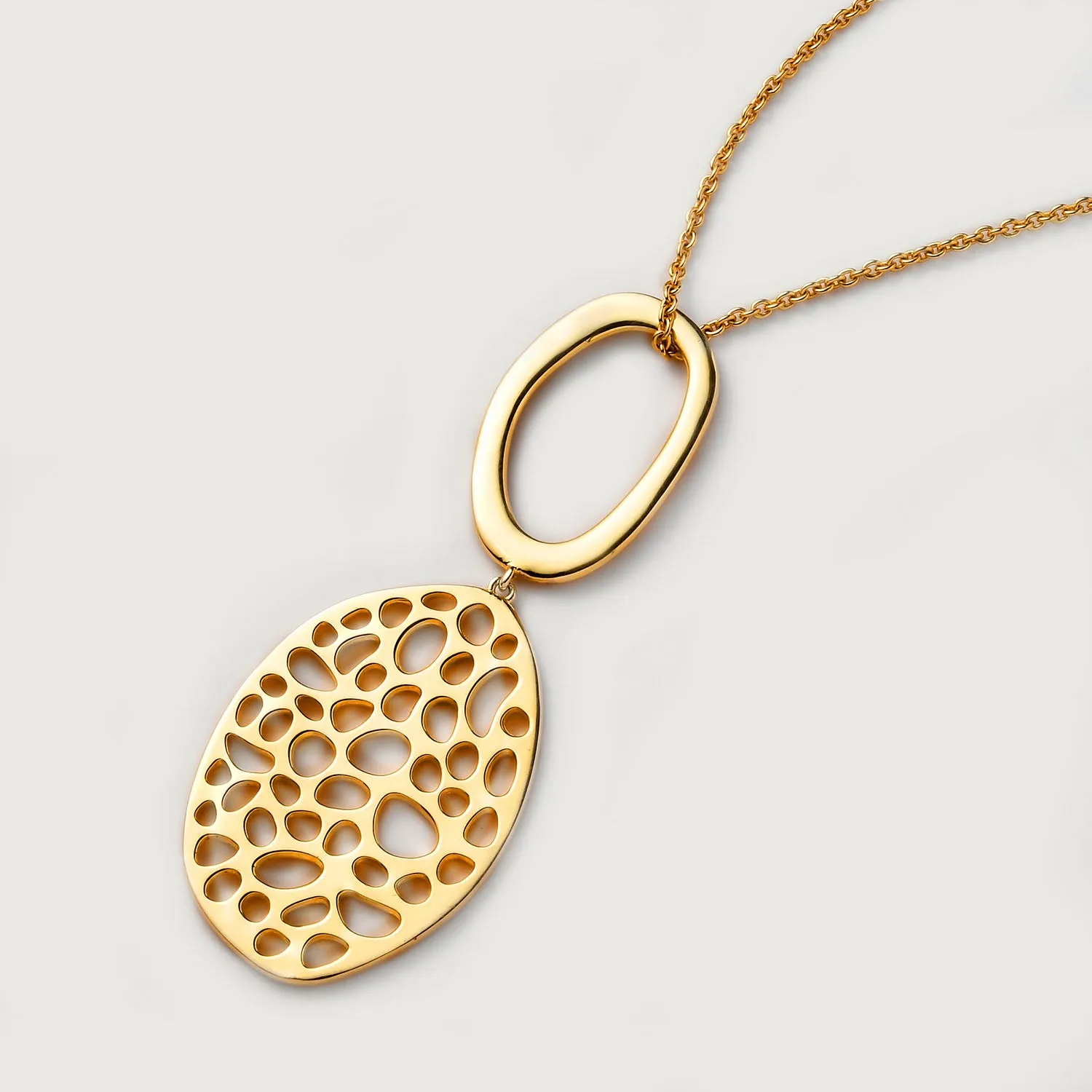Lattice Double Link Necklace
