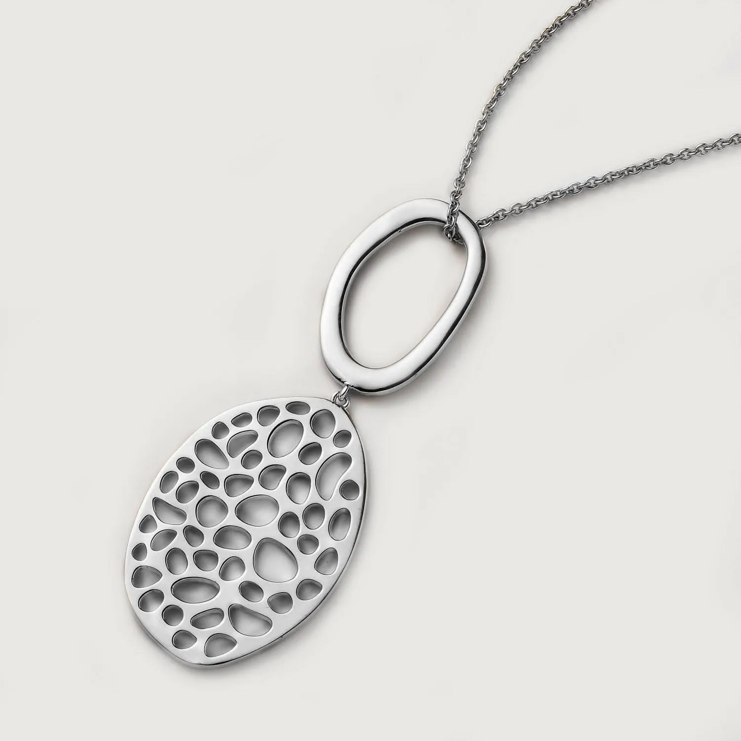 Lattice Double Link Necklace