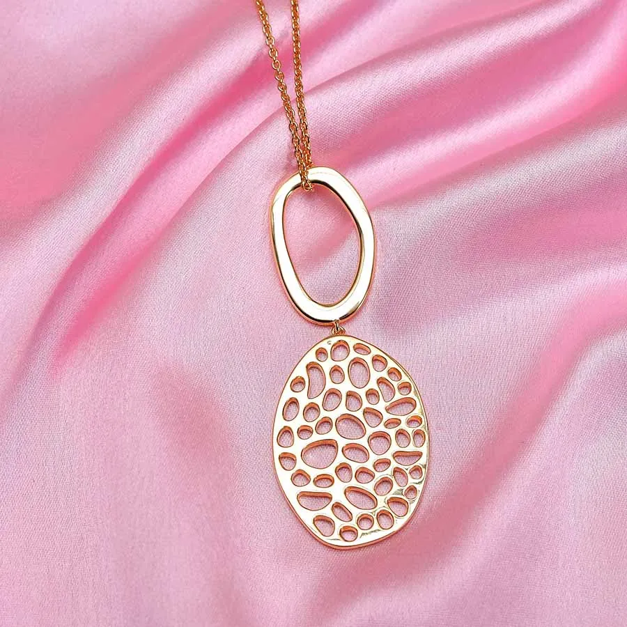 Lattice Double Link Necklace
