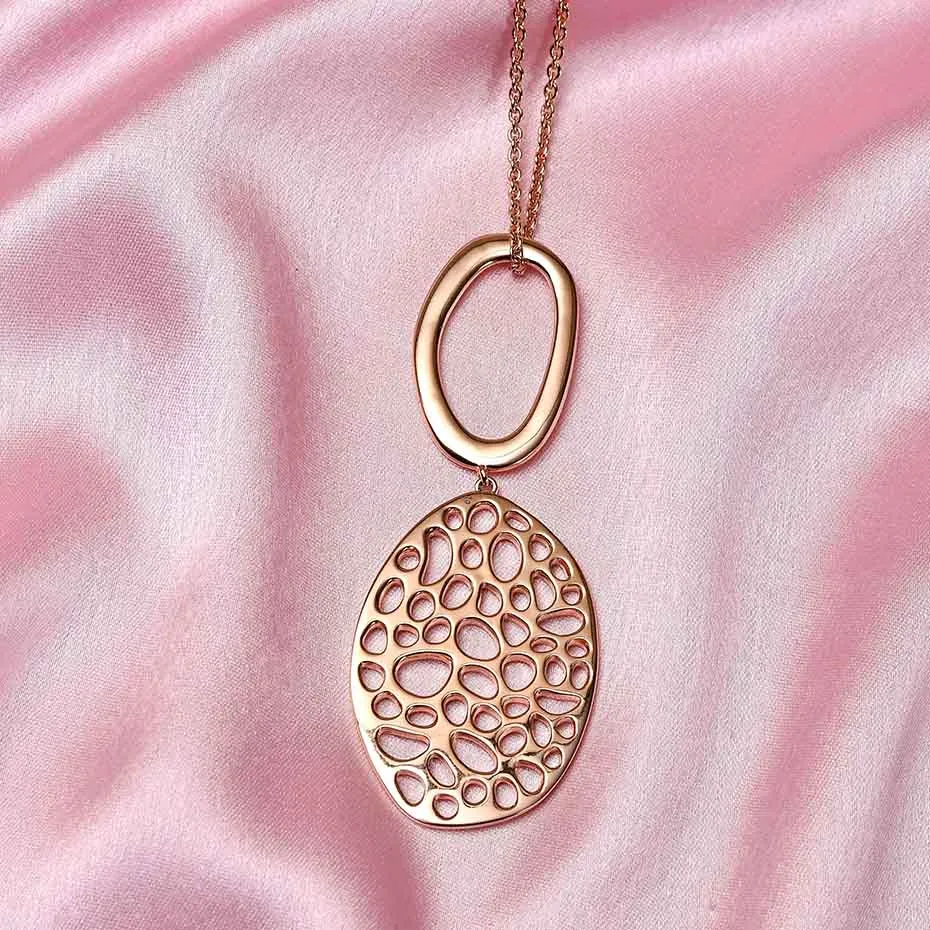 Lattice Double Link Necklace