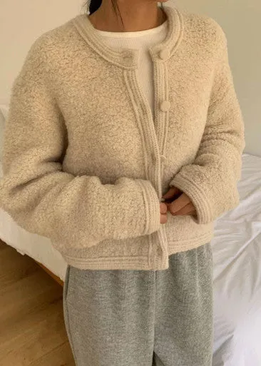 Laura Shearling Cardigan