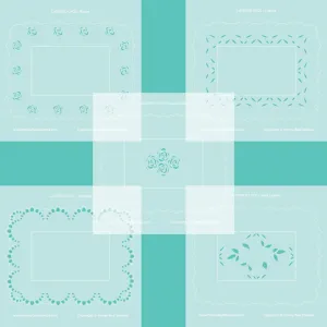 Layered Lace Layering Set Of 5 | 6x6 Stencil