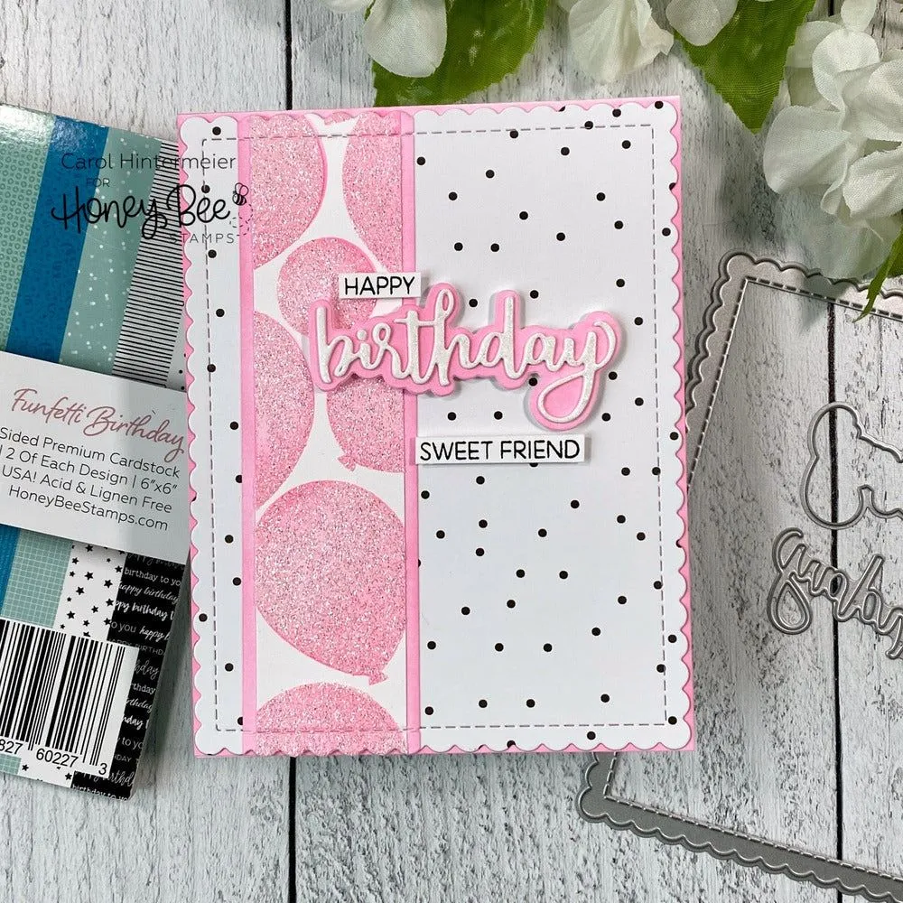 Layering Balloons - Set of 2 6x6" Stencils