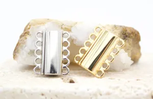 Layering Chain Necklace Magnetic Connector Clasp (XX14)