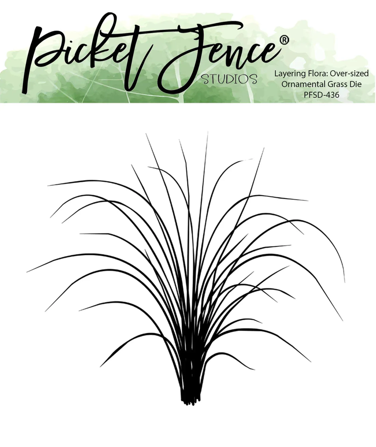 Layering Flora: Over-sized Ornamental Grass Die