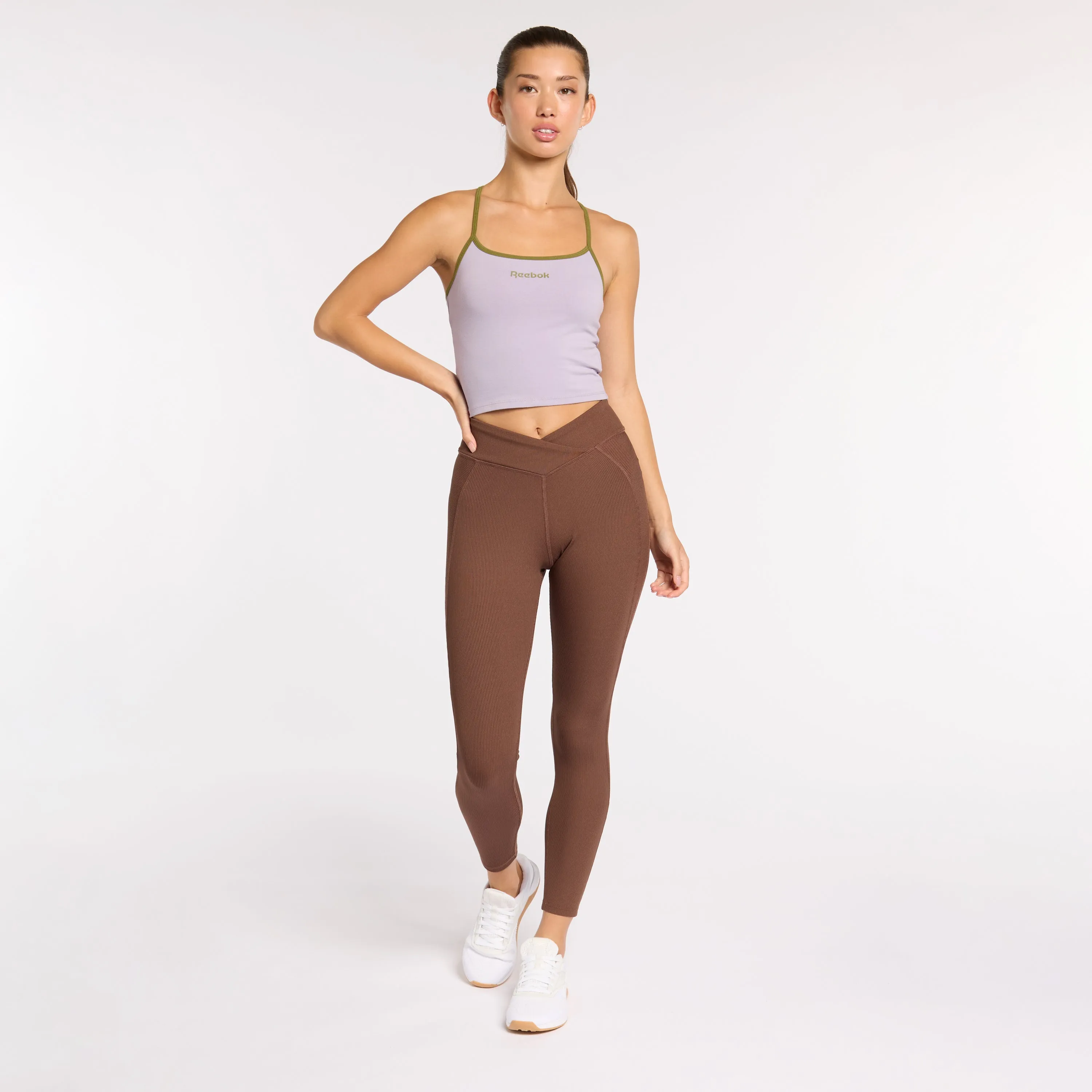 Layering Tank Dusk Purple/ Earthy Green