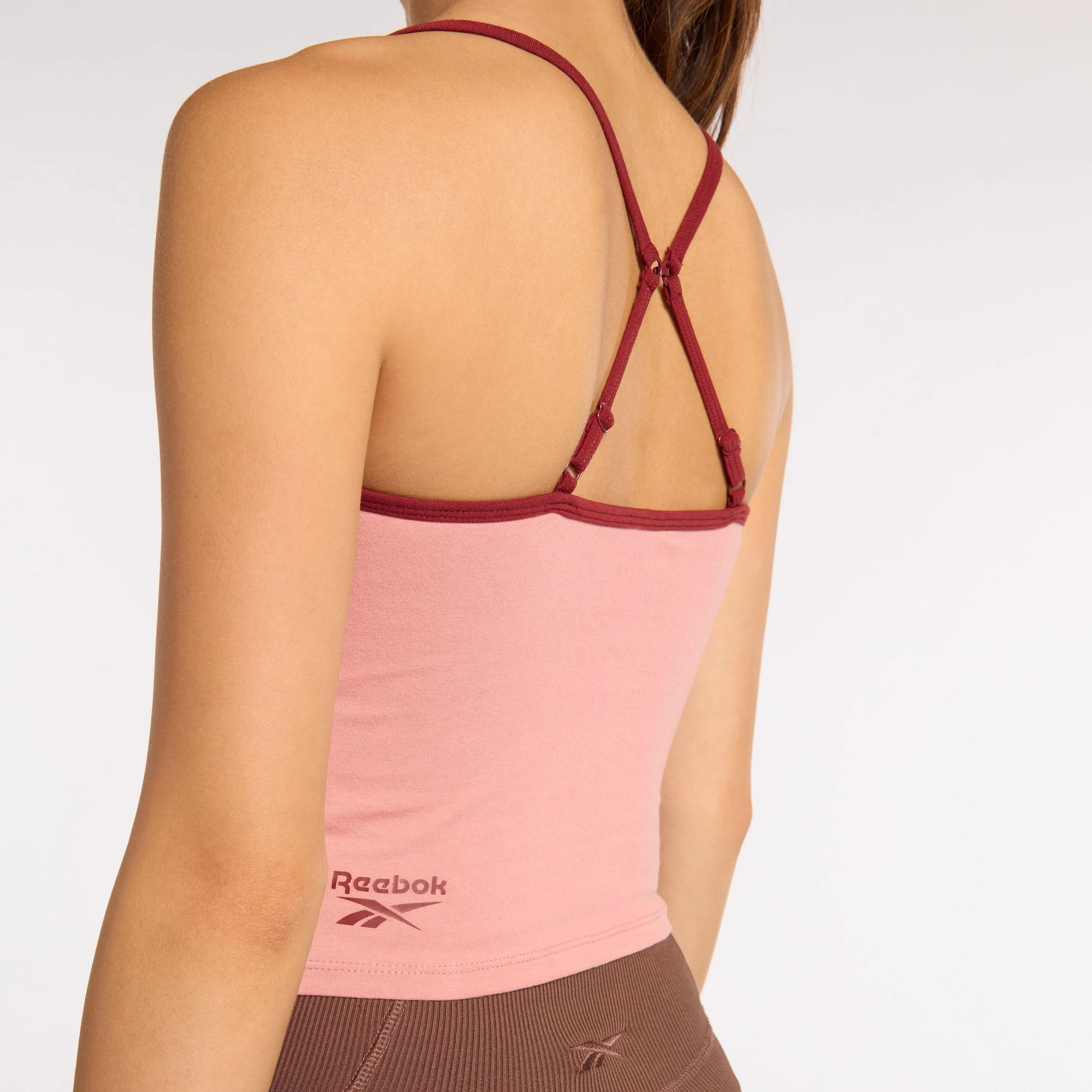 Layering Tank Pink Clay/ Rich Maroon