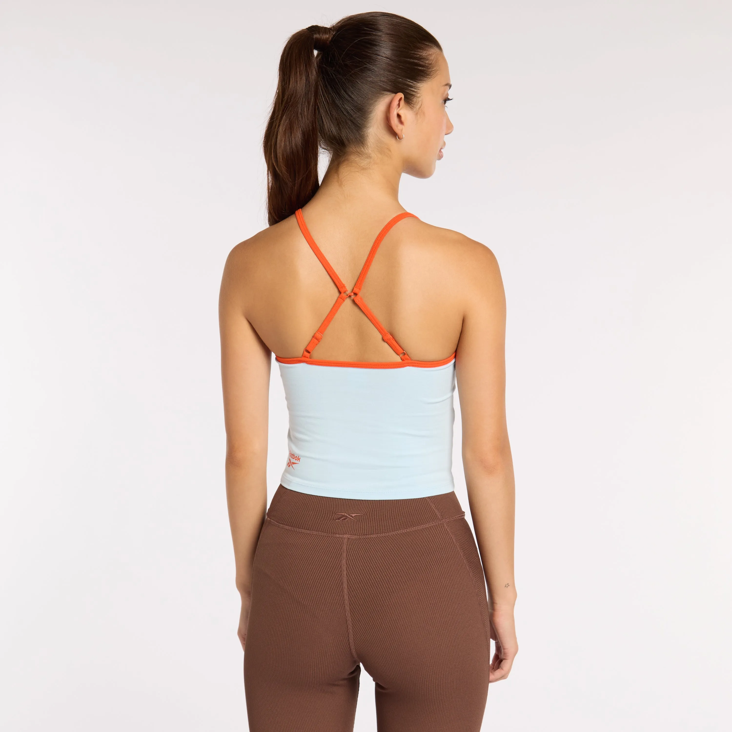 Layering Tank Soft Blue/ Pump Orange