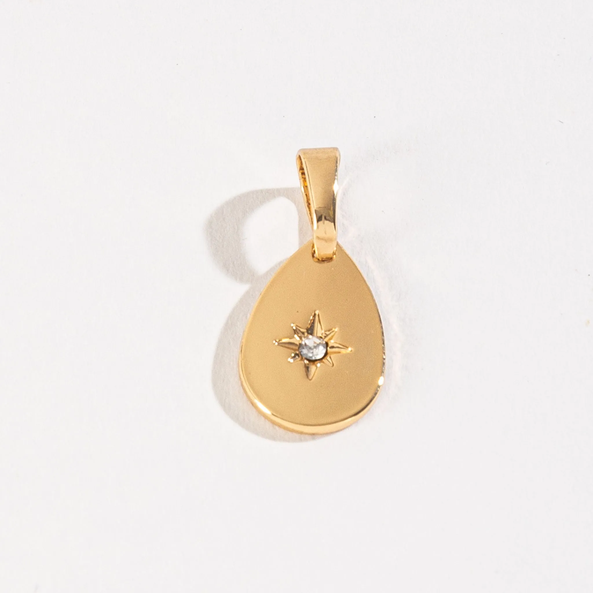 Layering Teardrop Star Pendant Charm