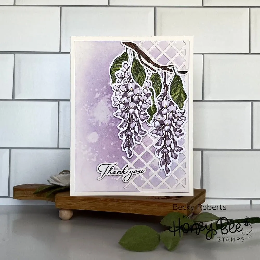 Layering Wisteria - 6x8 Stamp Set - Retiring