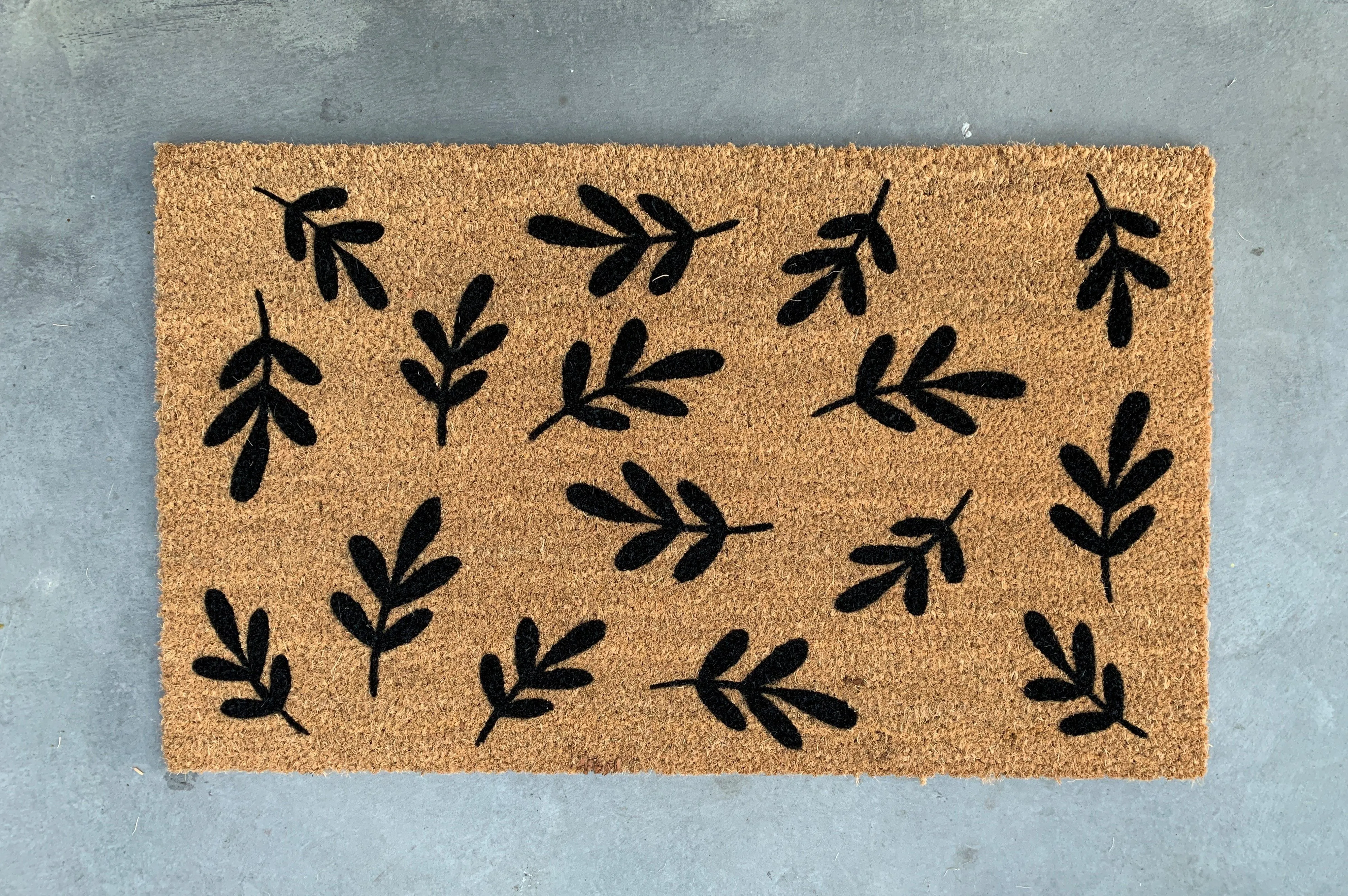 Leaf Pattern Doormat