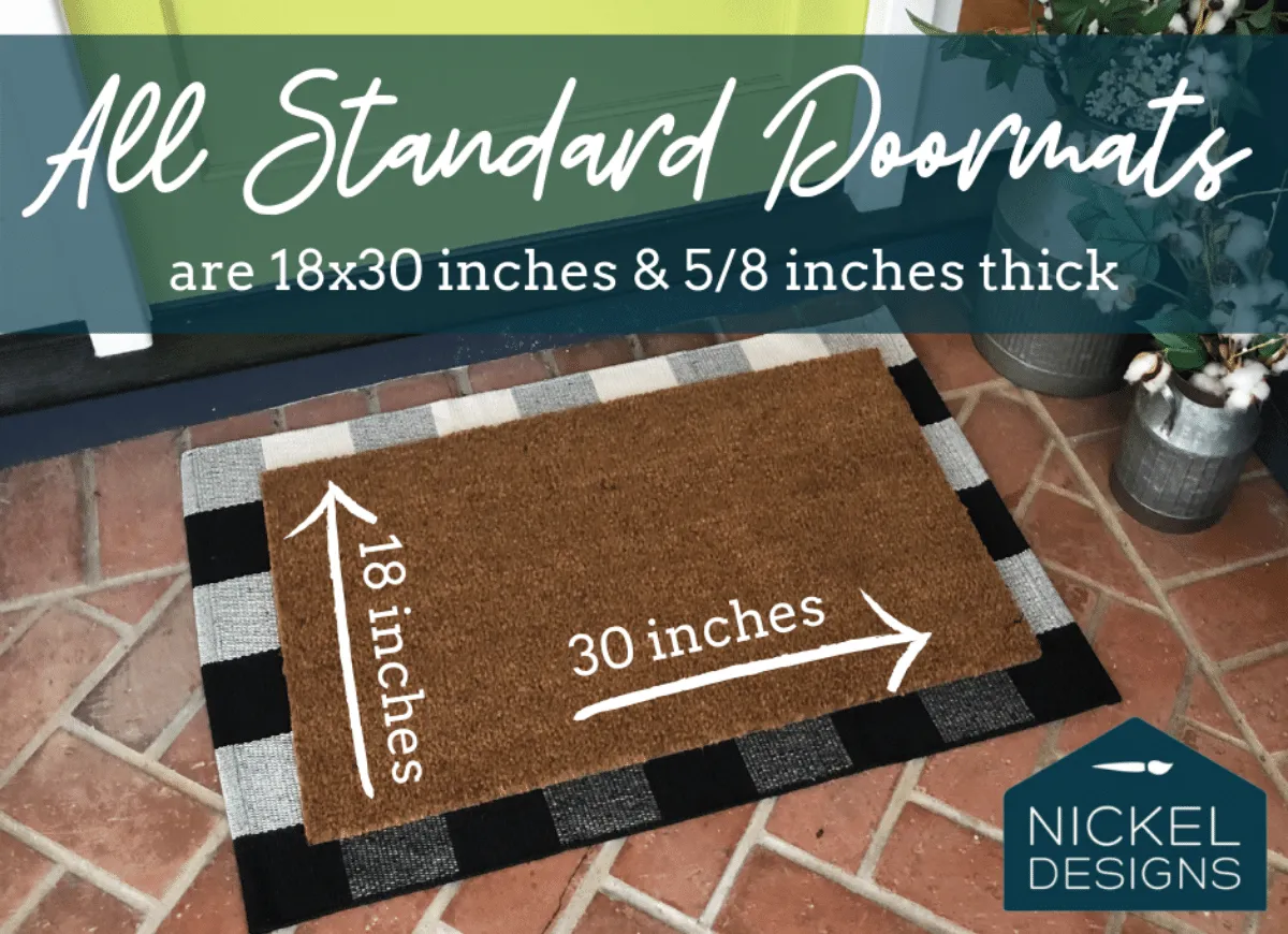 Leaf Pattern Doormat