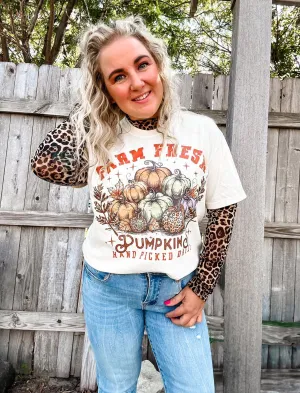 Leopard Mesh Layering Top
