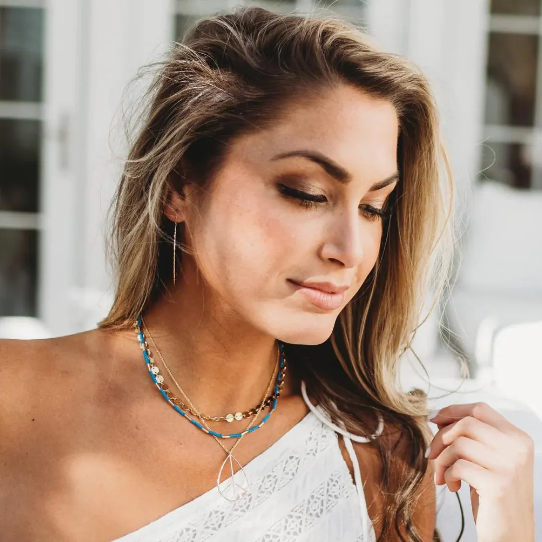 Leslie Curtis Wade Beaded Layering Necklace