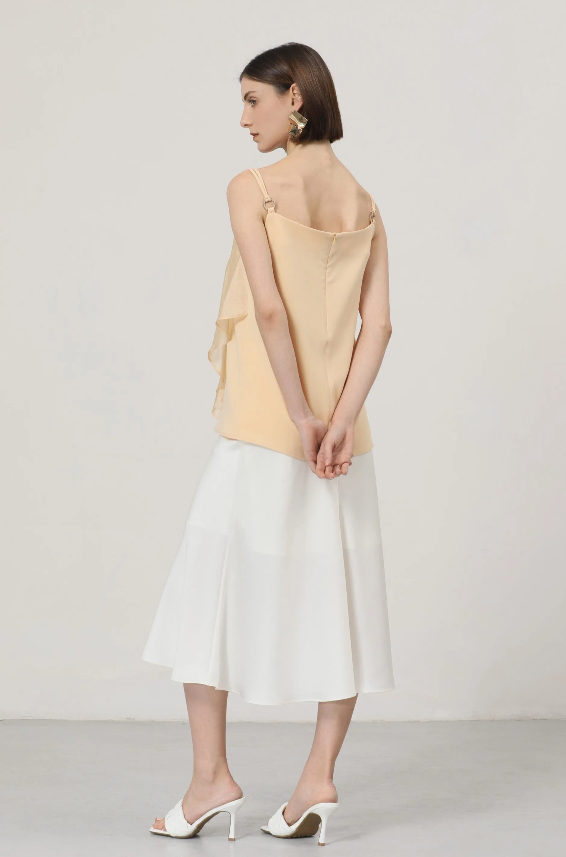 LINDONG | Sybille Yellow Layering Suspender Top