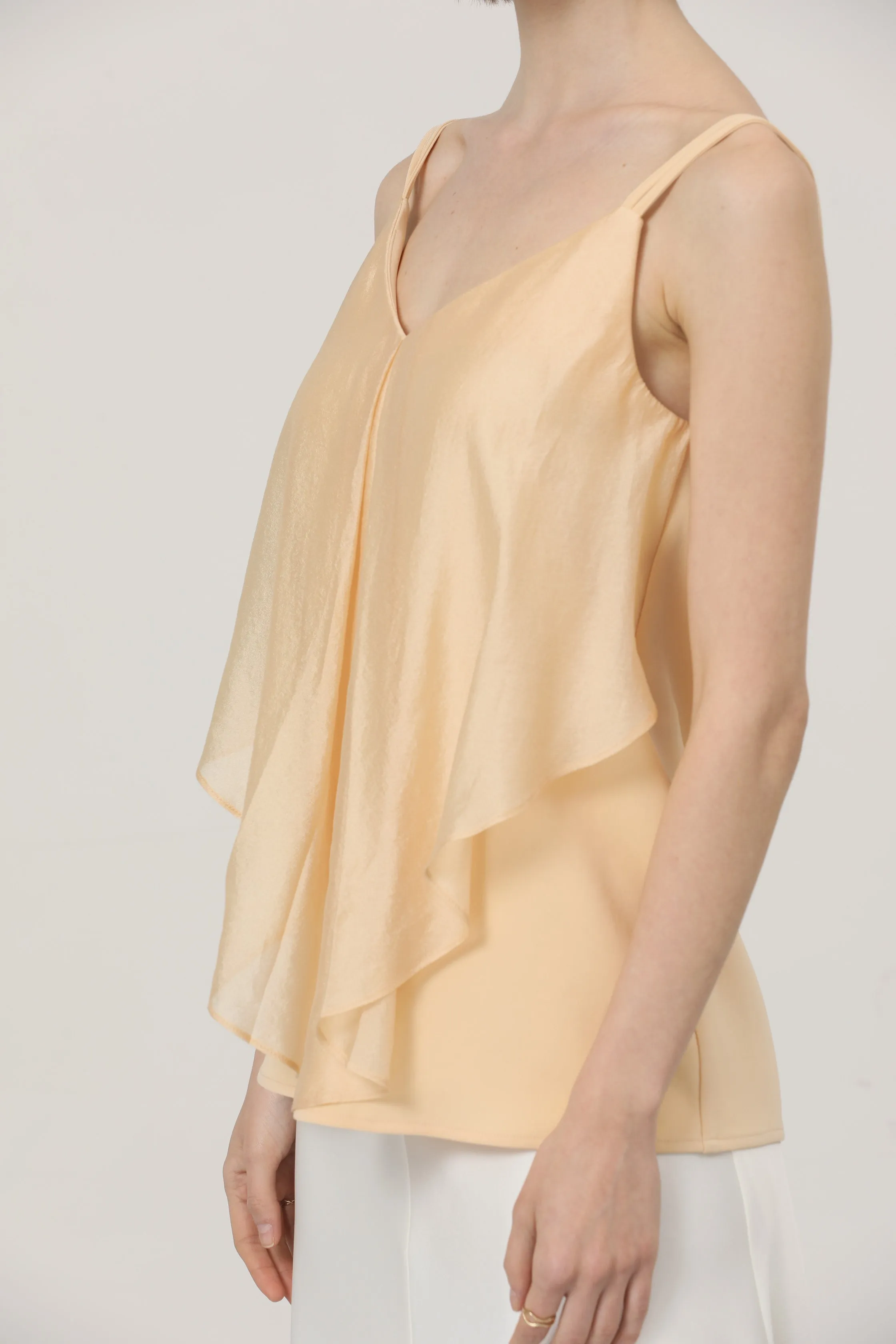 LINDONG | Sybille Yellow Layering Suspender Top
