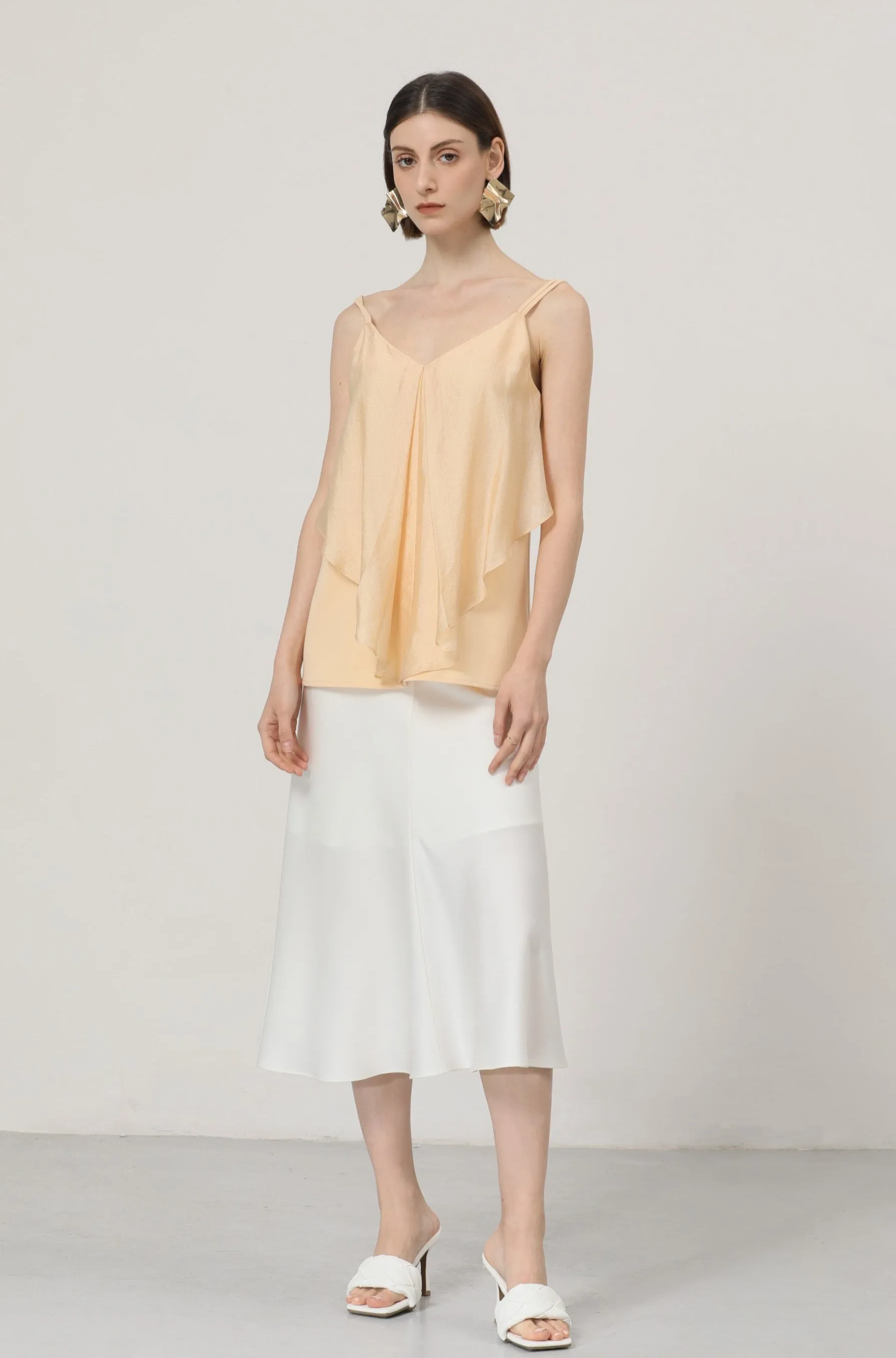 LINDONG | Sybille Yellow Layering Suspender Top