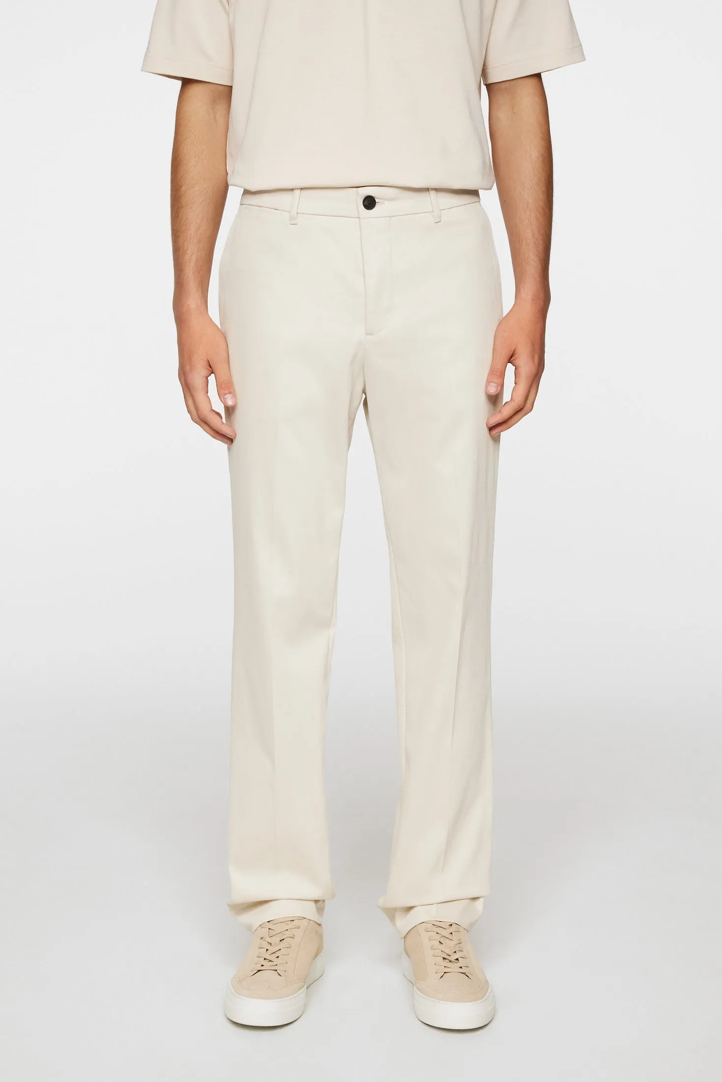 Lois T Cotton Twill Pant / Moonbeam