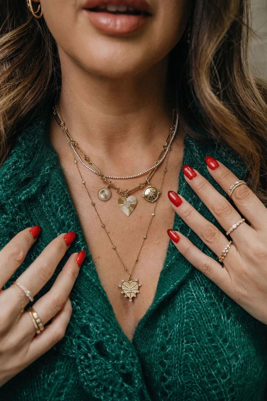 Long Layering Diamonds by the Yard