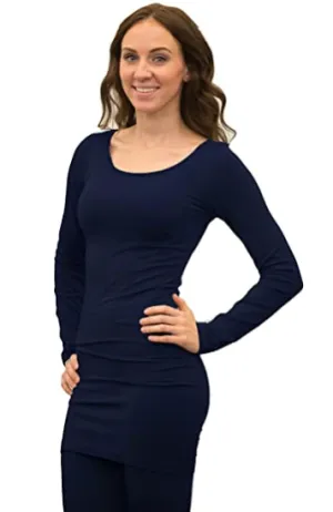 Long Sleeve Tunic - Navy