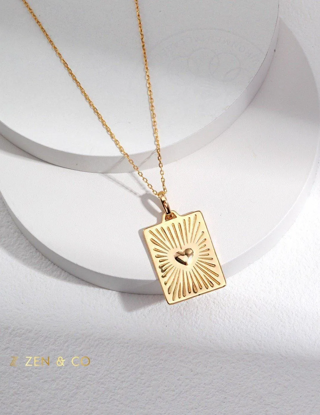 LOTTIE Love letter pendant layering necklace