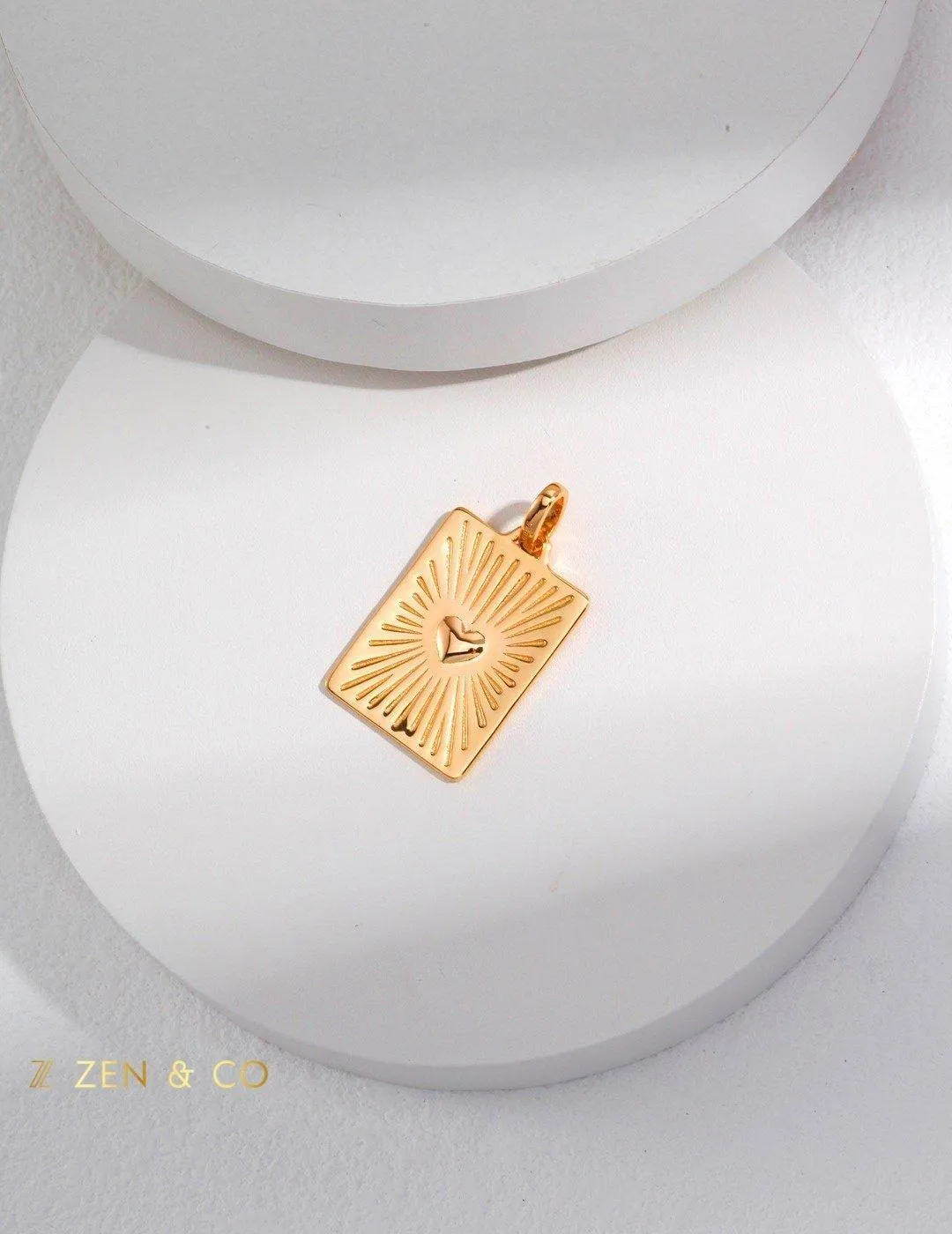LOTTIE Love letter pendant layering necklace