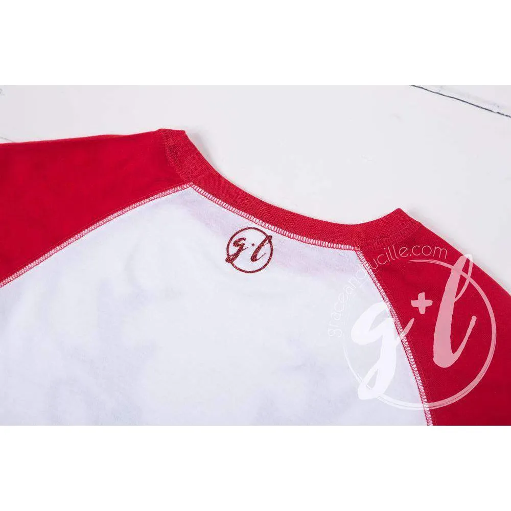 Love Bug Boys Valentines Raglan Sleeve Shirt or Onesie