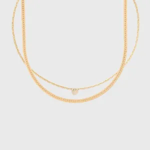 lovers choker   herringbone necklace layering set