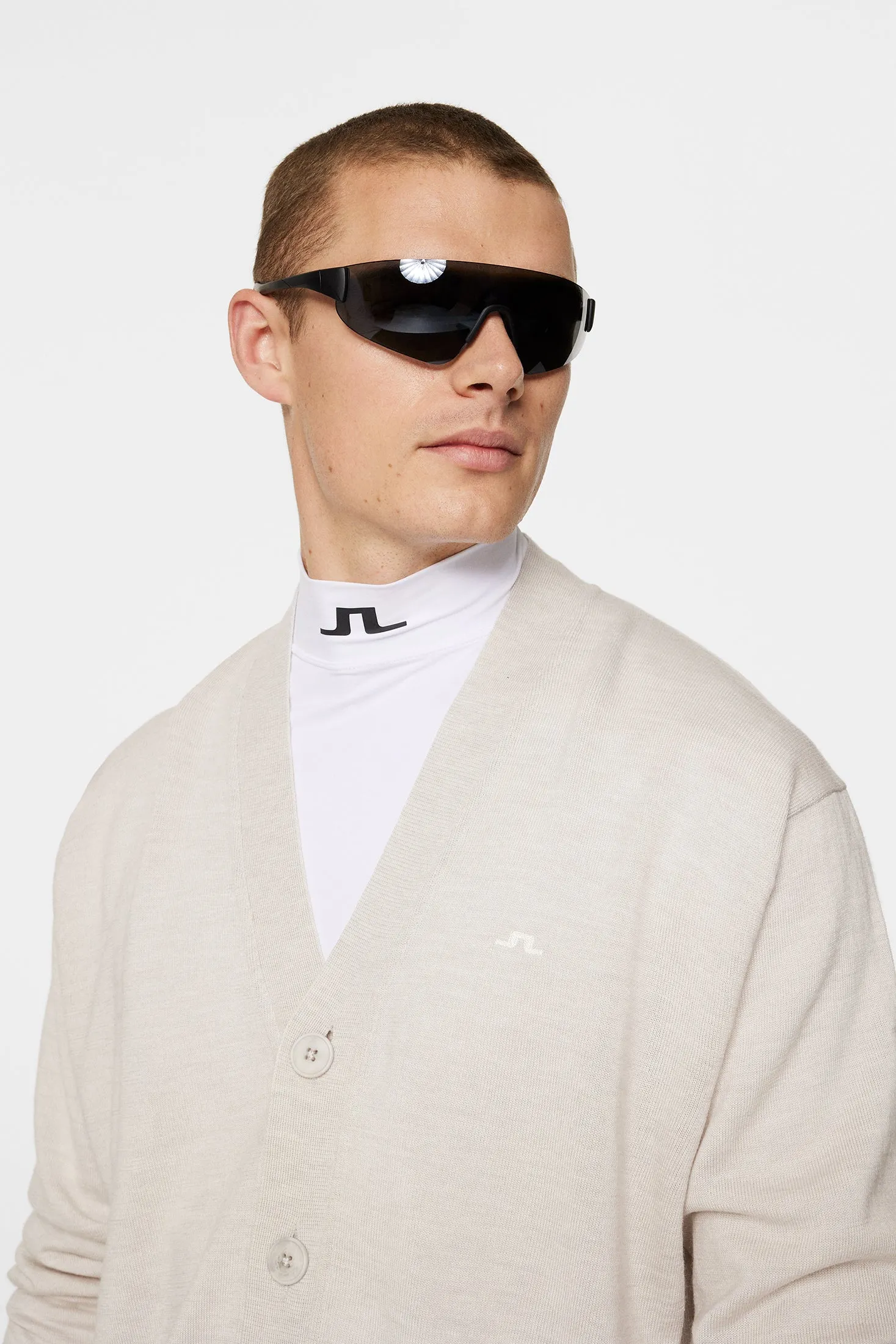 Lucas Knitted Cardigan / Moonbeam