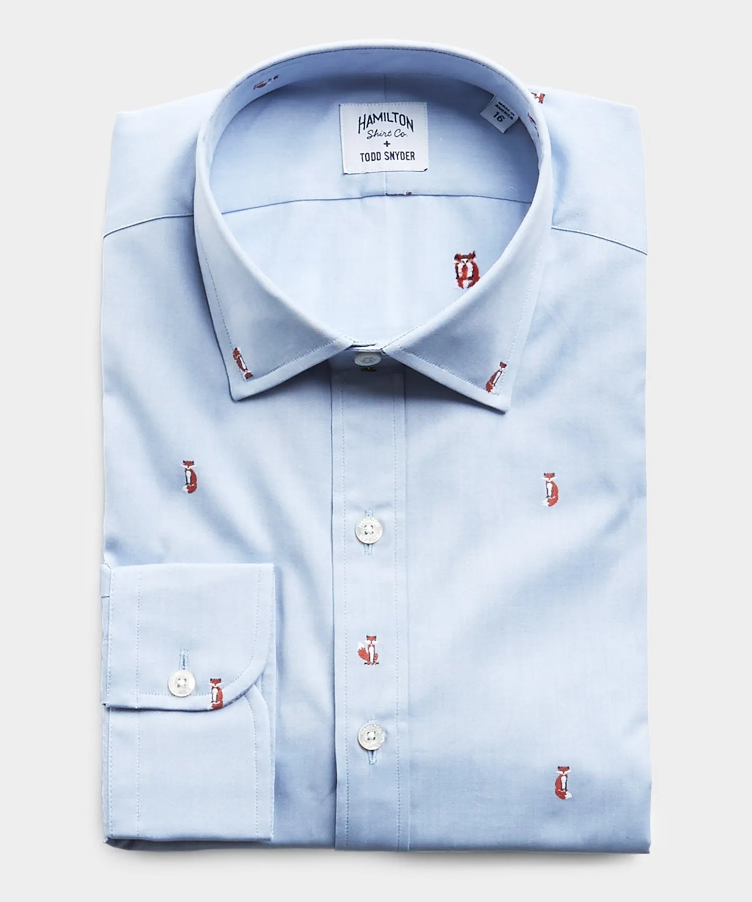Made in USA Hamilton   Todd Snyder Fox Oxford Dress Shirt