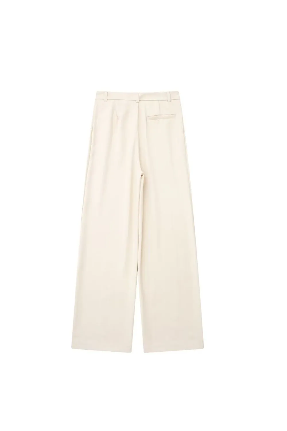 'Madeline' Pleated High-Waist Wide-Leg Pants