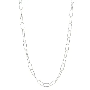 Magic Beans Layering Chain Necklace in Silver