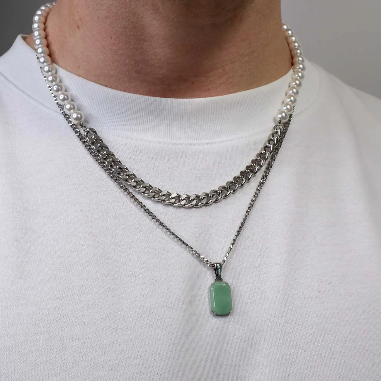 Make Your Own Pearl Set -  Silver