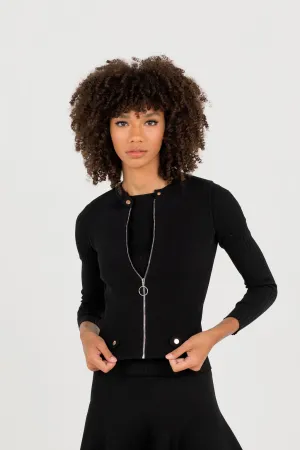 Malbec Knit Zipper Vest