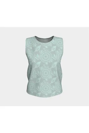 Mandala Mint tank top