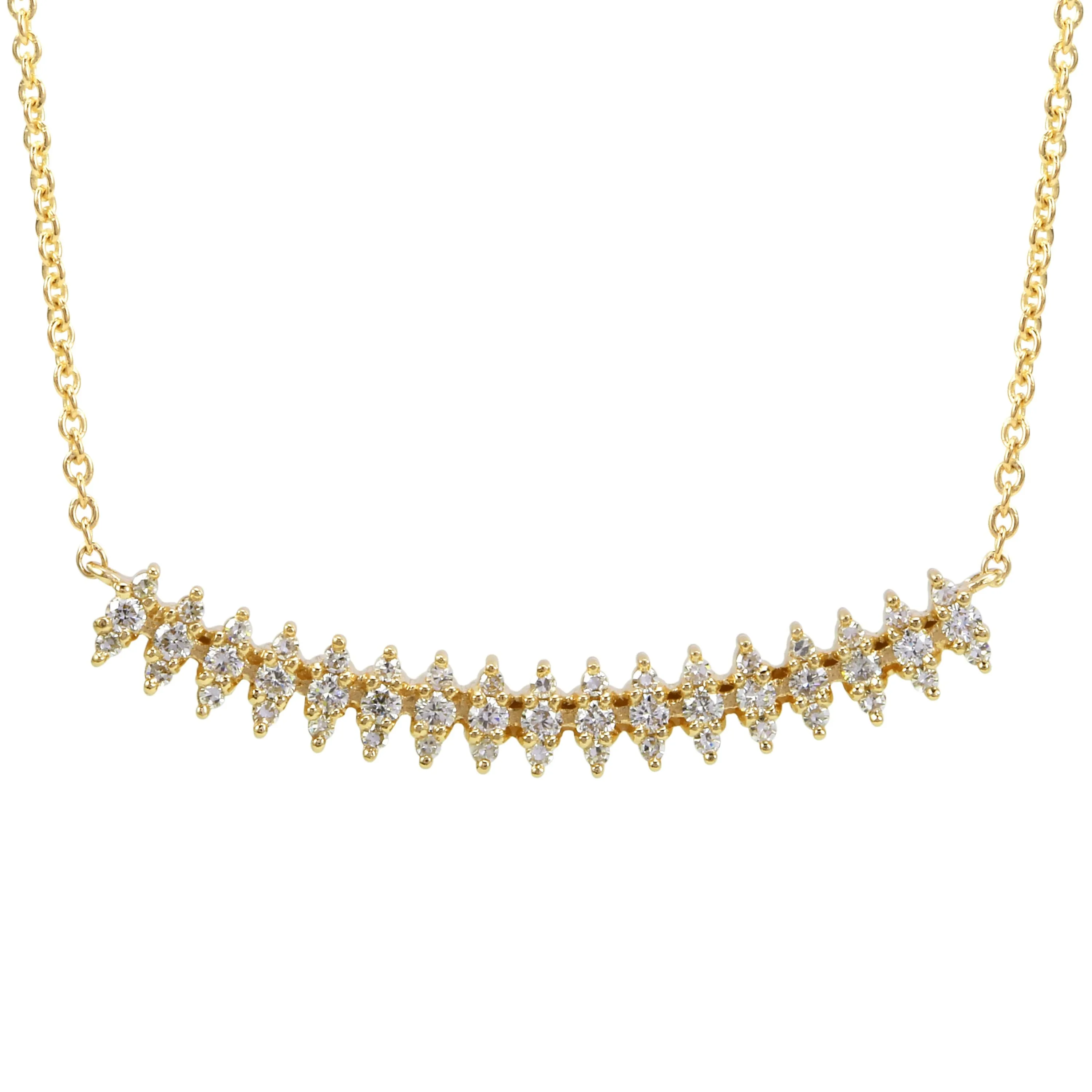 Marquise Arch Bar Necklace