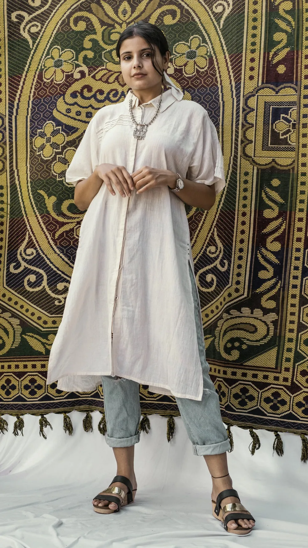 Masakali kora shirt tunic
