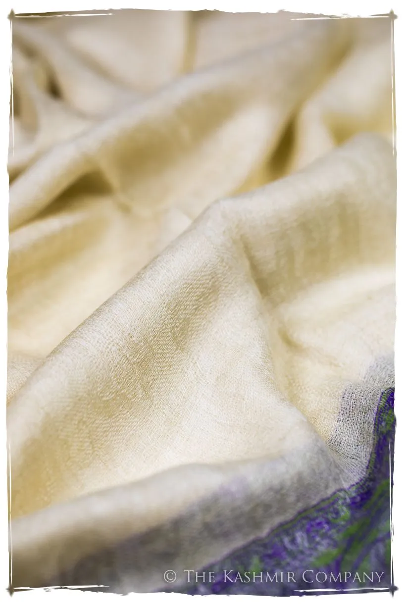 Maysoon Paisley Frontière Pashmina Cashmere Scarf