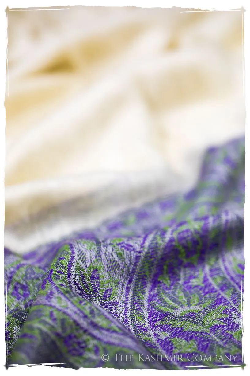 Maysoon Paisley Frontière Pashmina Cashmere Scarf