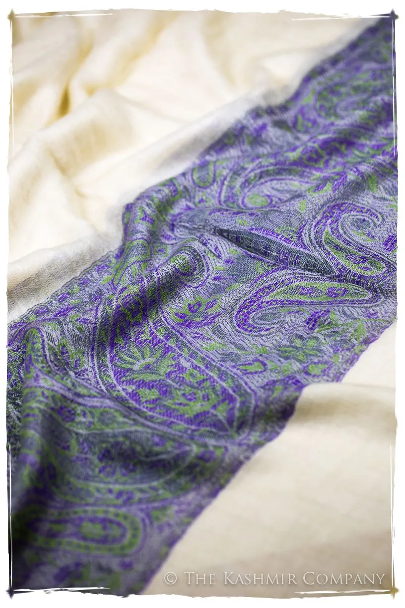 Maysoon Paisley Frontière Pashmina Cashmere Scarf