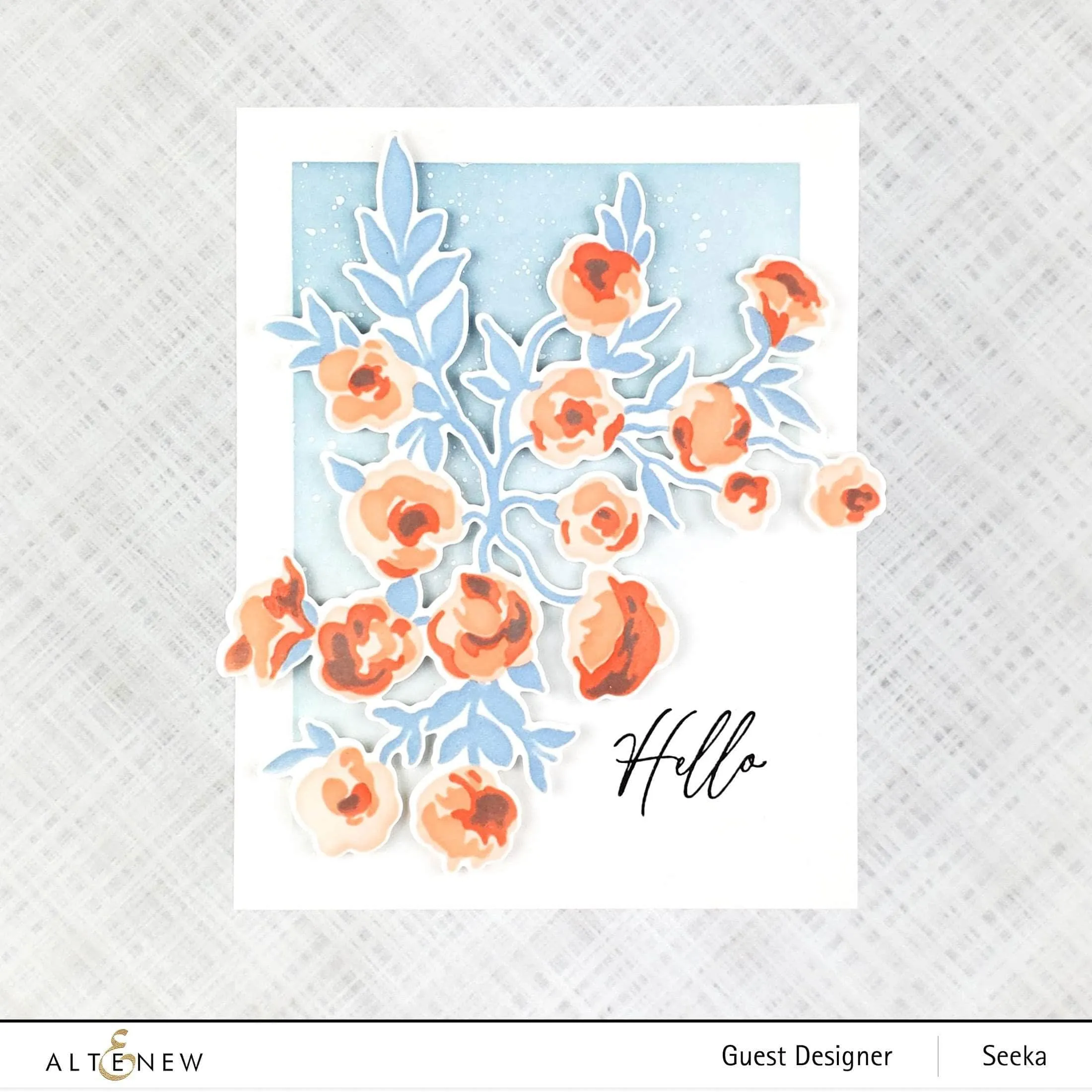 Meadow Bush Layering Stencil & Die Bundle