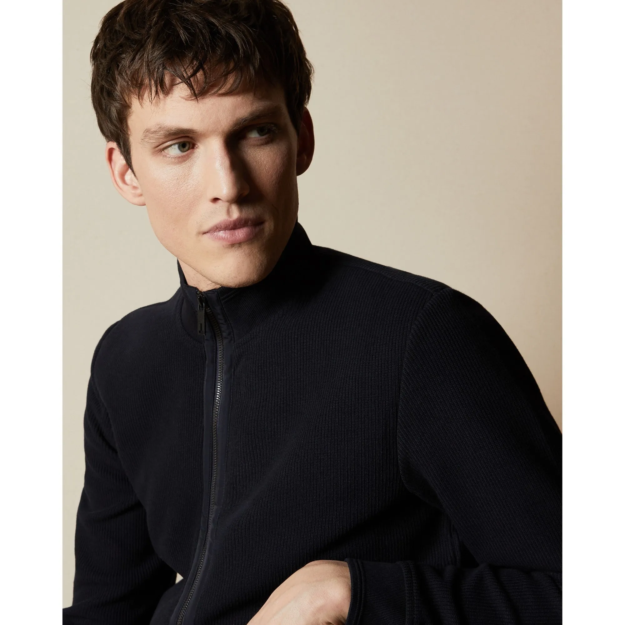 Men Packing-Long Sleeved Layering - Navy